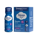 Soñar el agua del sueño Ayuda Suplemento Bebida; Melatonina 5 mg, GABA, 5-HTP; Cero Azúcar, Sabores Naturales, No Añadido Colores, 2,5 oz Líquidos zapatos de sueño, Snoozeberry, 4-Count