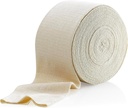 Soporte Tubular Elástico Bandage Size D, 10M Box - Color natural (3" X 33 pies) para Bandage de soporte de rodilla grande -Medium Thigh, Cotton Spandex