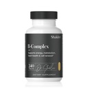 Shaklee - B-Complex- The Ultimate Energy Boost with Patented Bioactivated Absorption SystemTM - B Vitamins for Enhanced Well-Being - Supports Energy, Cardiovascular, and Brain Health - 240 Tablets