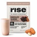Polvo de proteína de gran tamaño - Muestra de almendra de chocolate  25g Protein No hay sabores artificiales, colores o conservadores - Sugar Gratis, Sin gluten, Soy Gratis (Single Serving)