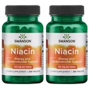 Swanson Niacin (Vitamin B3) - Suplemento de vitaminas Apoyo a la salud del corazón y el metabolismo del carbohidrato - promueve la producción de energía natural - (250 Tabletas, 100 mg NE Cada uno) (2 Pack)
