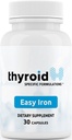 Hierro fácil: Doctor-Formulated High Potency Iron Supplement for Enhanced Energy & Wellness, Gentle on Stomach, Ideal para tiroides &amp; Anemia Support, Non-Constipating, Daily Boost