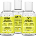 Gel de Saneamiento de Mano de Grado Médico - 97% ORGANIC - 2 FL.OZ. PACK OF 3
