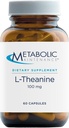 Mantenimiento metabólico 100mg L-Theanine Suplemento para apoyar el enfoque saludable y la relajación - L-Theanine Suntheanine Amino Acid for Supporting Stress Response (60 cápsulas)