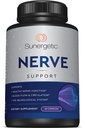 Suplemento de soporte Premium Nerve – con ácido alfa Lipoico (ALA) 600 mg, Acetyl-L-Carnitine (ALC) & Benfotiamine - Nerve Support Formula for Healthy Circulation, Feet, Hands & Toes - 60 cápsulas