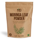 MB Herbals Moringa Leaf Powder 1 lb / 16 oz (454 Gram) Silencio 100% Pure Moringa Powder ← Mezclas Fácilmente en Bebidas &amp; Smoothies ← No Preservatives