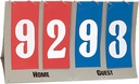 Champion Sports FAS4 Flip A Score Tabletop Score, 5" Números