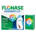 Flonase Sensimist Alergy Relief Nasal Spray - Non-Drowsy 24HR Long Lasting Alergy Relief with Fine, Scent-Free Mist - 120 Sprays Plus Bonus Pack of Tissues