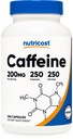 Nutricost Caffeine Pills, 200mg Por Serving (250 Caps)