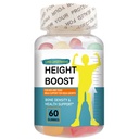 Gafas de crecimiento de los huesos de alto nivel para niños y adolescentes – Apoyo al crecimiento natural con calcio, vitamina D3, K2, Hidrolysate de Collagen &amp; Herbal Blend – suplemento de fuerza de hueso y altura – 60 Gummies
