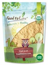 Alimentos para Viviente Maca Powder orgánico, 4 onzas Gelatinized, No GMO, Kosher, Vegan, Bulk