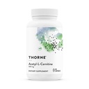 THORNE - Acetyl-L-Carnitine - 500 mg - Asistencia Función cerebral " Sensaciones nerviosas saludables en las manos " Pie* - Gluten, Dairy " Soy-Free - 60 cápsulas