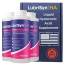 Lubrisyn Hyaluronic Acid Oral Joint Supplement – Liquid HA Formula for Humans – promueve el apoyo conjunto, la movilidad, la flexibilidad, la hidratación y la función saludable para hombres y mujeres – Original 3 x 11.5oz
