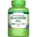 La verdad de la naturaleza Flaxseed Oil Softgels  90 Conde ← Cold Pressed, Non-GMO &amp; Gluten Free Supplement