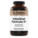 Dr. Schulze's Intestinal Fórmula #1 - Bowel Movement Supplement for Colon Health Support - Bloating &amp; Constipation Aid - Intestinal Cleanse - All-Natural - Plant-Based - Vegan - 250 Conde
