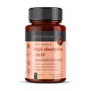 Absorción alta 5HTP 300mg x 90 tabletas - suministro de 3 meses. con vitamina C, B6, y extracto de pimienta negra