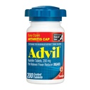 Alimentador de Dolor Advil y Reductor de Fiebre, Medicamento de Alivio de Dolor con Ibuprofeno 200 mg para Dolor Conjunto, Ache Musculo y Artritis Menor Alivio de Dolor - 200 Tabletas Coadas con Cap de Artritis Fácil Abierto