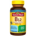 Nature Made Maximum Strength Vitamin B12 5000 mcg, Suplemento dietético para el Metabolismo energético Apoyo, 60 Softgels, 60 Day Supply