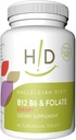 Aleluya Dieta B12, B6 &amp; Folate Suplementos dietéticos Cereza Flavored Vitaminas Sublinguales (60 Tabletas)