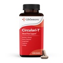 LifeSeasons Circulari-T - Suplemento de Circulación de Sangre - Apoya Artery, Capillary & Vein Health - Butcher's Broom, Ginkgo, Cayenne, Grape Seed &amp; Horse Chestnut - 90 cápsulas