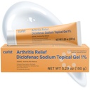 Curist Diclofenac Sodium Topical Gel 1 Percent 150g for Arthritis Dolor - Conjunto de Dolor para Dolor de Mano/Foot, Dolor de rodilla/Elbow &amp; Dolor de tobillo - 1% - 5.29oz