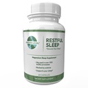Nivel de tierra Fórmula de sueño respetuoso con el sueño avanzado, la industria líder 200mg Magnesio y L-Theanina para adultos más melatonina, manzanilla, limón, flor de pasión y raíz de Valerian