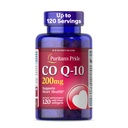 Coenzima del orgullo de Puritan CoQ10 200mg, Suplemento dietético para la salud del corazón, presión arterial, salud del Gum oral y apoyo al envejecimiento saludable, 120 Servimientos, liberación rápida Softgels
