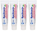 (4 Pack) Globe Bacitracin Zinc Ungüento + Aloe 1oz, ungüento antibiótico, suministros esenciales de primeros auxilios, acción curativa, potencia máxima antibiótica, evita la infección en cortes, chatarras, quemaduras