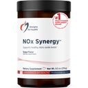 Diseños para Sinergía de NOx de la Salud - Bebida Mix Polvo para soportar niveles de óxido nítrico saludables - L-Arginina, Creatina, L-Citrulline + Más - Pre Workout - Grape Flavor (30 Servimientos / 270g)