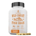 Suplementos ancestrales Huevos de pescado silvestre, 2400 mg, Omega-3 Suplemento Apoya Cerebro, Corazón, Fertilidad y Salud Inflamatoria, Fuente Alimentaria entera de vitamina D, K2, y A, No GMO, 180 cápsulas
