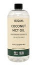 Verdana Food Grade MCT Oil 32 oz – para el café Keto, Aceite Natural Desarrollado Mouthwash &amp; Massage - 100% Coconut Derived Fraccionated Oil – Medium Chain Triglycerides C8 C10 –No-GMO, Kosher