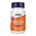 AHORA Suplementos de alimentos, vitamina D-3 5.000 UI, alta potencia, soporte estructural*, 120 Softgels