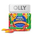 OLLY Kids Multivitamin Gummy, Global Health and Immune Support,* Vitaminas y Minerales A, C, D, E, Bs y Zinc, Kids Chewable Supplement, Sour Fruity Punch Flavored, 70 o 35 Day Supply - 70 Count