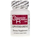 Cardiovascular Research Lipothiamine B Suplemento 120 Tabletas - Vitamina B1 Ahora con ácido lipoico alfa - 1 X 120 Conde