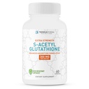 TerraForm Nutrition Extra Strength S-Acetyl Glutathione 300mg – 60 cápsulas resistentes al ácido - Suplemento Glutathione Premium - Suplemento SAG de forma altamente biodisponible y estable – Hecho en EE.UU.