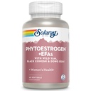SOLARAY PhytoEstrgen Plus EFAs Menopause Support ¦ Wild Yam, Black Cohosh, Evening Primrose " Borage ⋅ 60ct, 30 Serv.