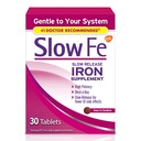 Suplemento de hierro lento de 45 mg para la deficiencia de hierro, liberación lenta, alta potencia, tablas fáciles de absorber - 30 cuenta