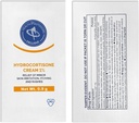 Crema Hidrocortisona relajante 1%, 48 paquetes individuales, para la irritación de la piel, rastas, picazón y alivio de dolor menor
