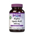 BlueBonnet Alpha Lipoic Acid 600mg - Powerful Antioxidant Nerve Support Supplement for Women &amp; Hombre - Non-GMO, Vegan, Kosher - Gluten-Free, Soy-Free, Dairy-Free - 60 cápsulas vegetales