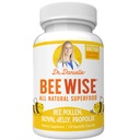 Dr. Danielle's Bee Wise - Bee Pollen Suplemento - Bee Well with Royal Jelly, Propolis, Beepollen in 4 Daily Bee Pollen Capsules