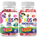 SUNNY SAM Zinc Chewable Gummy &amp; Magnesium Gummies para niños