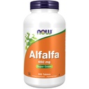 AHORA Suplementos, Alfalfa 650 mg fuente de vitamina K, Superalimentos Verdes, 500 Tabletas