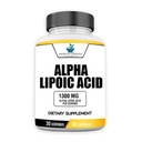 American Standard Supplements Alpha Lipoic Acid 1300mg Por Serving - Vegan, Gluten Free, Non-GMO, 60 Capsules, 30 Servings