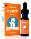 Humarian Probonix Probióticos líquidos para gatos - 8-Strain Cat Probiotic Drops to Fortify Feline Gut Health, Dental Health, Immunity and More - 30-Day Supply - Liver Flavor
