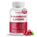 D-Mannose con arándano, Uva Ursi, Hibiscus, Ginger, Black Pepper - Apoyo a la salud de la tracción urinaria, limpieza de la vejiga - hecho y probado en los EE.UU.