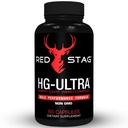 Red Stag Testosterone Booster Horny Goat Weed Complex with Maca Root Powder, Tribulus Terrestris, Saw Palmetto & Tongkat Ali Powder Male Enhancement - 60 cápsulas