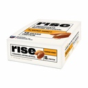 Rise Breakfast Whey Protein Bares Almendro Honey, 18g Protein, 2.01 oz (12 Pack)