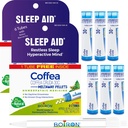 Boiron Coffea Cruda 30C - 6 Tubos Azules Total - Homeopático Ayuda para el sueño inquieto, hiperactividad mental, Pensamientos de carreras, y Dificultad para dormir con la tinta azul