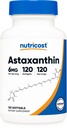 Nutricost Astaxanthin 6mg, Non-GMO y Gluten Free, 120 Softgels (4 Month Supply)