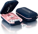 Pill Cutter, Pill Splitter para cortar pequeñas pastillas o grandes pastillas en la mitad,Cuts Pills, Vitaminas, Tabletas, Acero Inoxidable, Travel Sized (Pill Cutter, Azul)